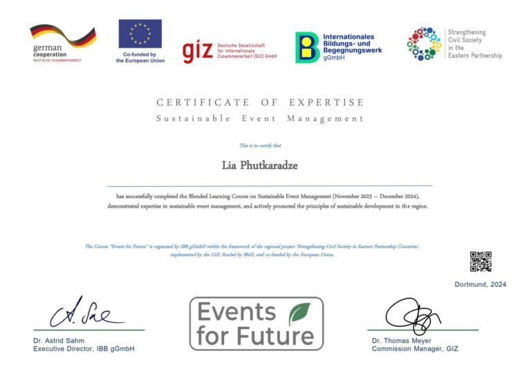 Sustainable Events Policy in SAORSA